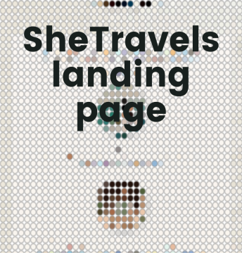 SheTravels landing page